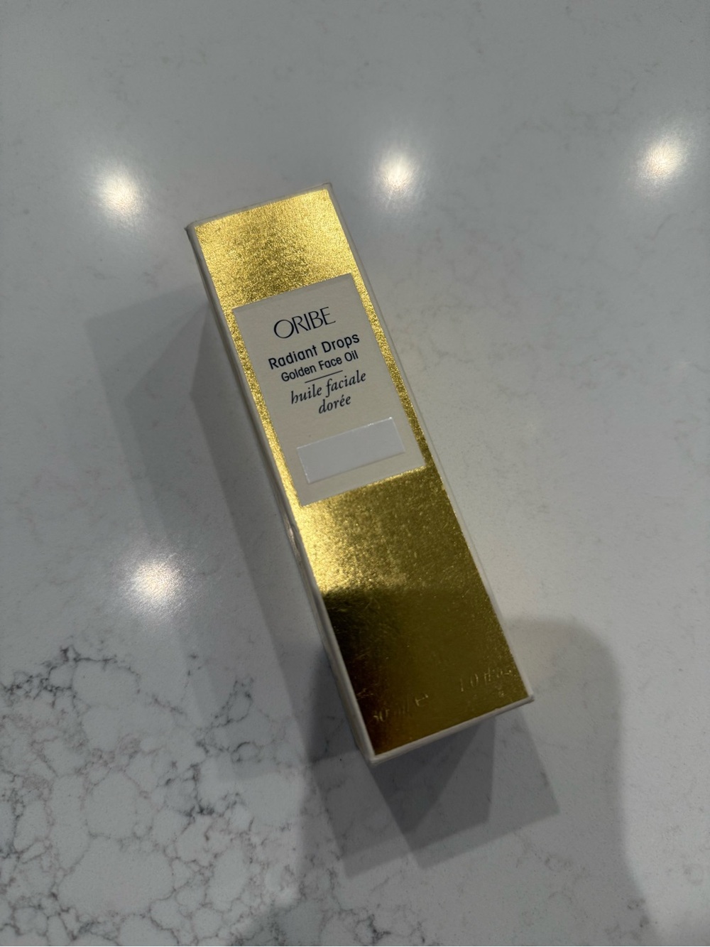 Oribe Radiant Drops Golden Face Oil - Gold and White Accents